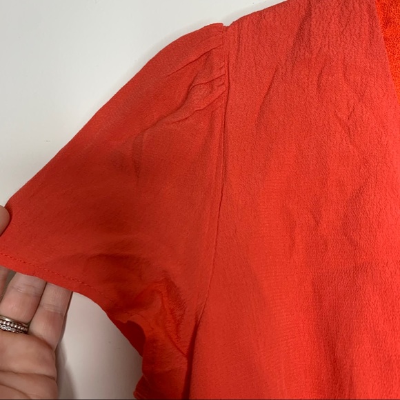 Superdown libby deep v romper orange M - Picture 5 of 8